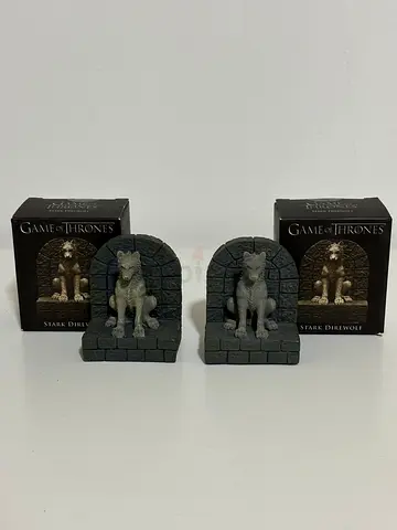 2-pcs GoT Stark Direwolf Statues
