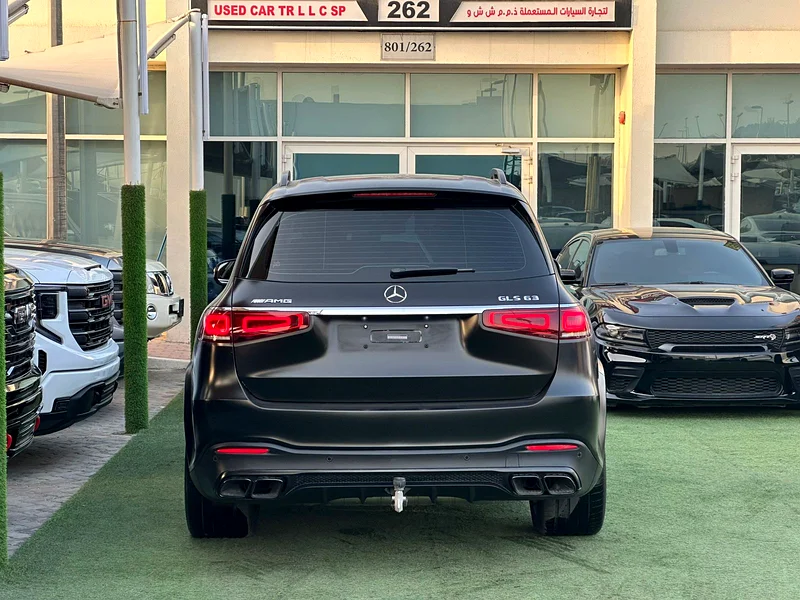 MERCEDES BENZ AMG GLS63  2021 GCC FULL OPTION ORIGINAL PAINT UNDER WARRANTY PERFECT CONDITION63145812755970114