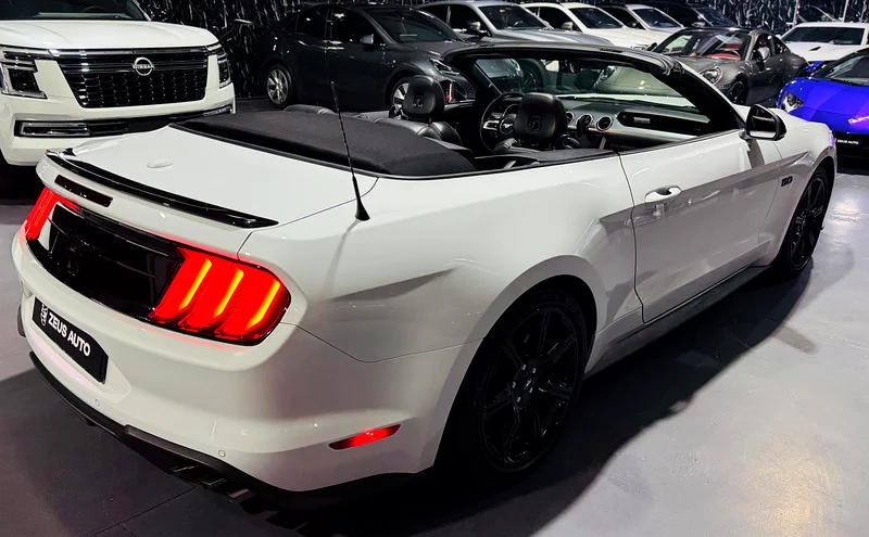 2019 Ford Mustang GT Premium Convertible | GCC Specs | Full Al Tayer Service Contract63148646790913114