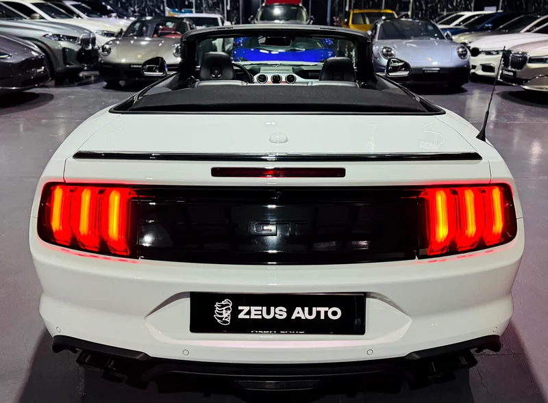 2019 Ford Mustang GT Premium Convertible | GCC Specs | Full Al Tayer Service Contract63148646790913113