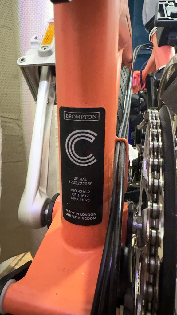 BROMPTON Folding Bike - Stylish  Compact!63200654480898113