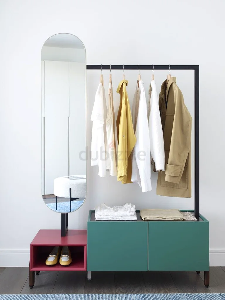 Clothes rack with Mirror (Indigo Living)63220327667970112