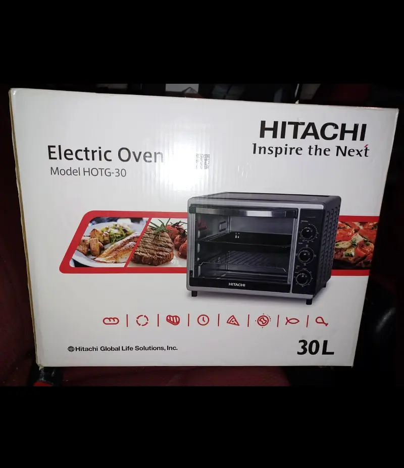 Hitachi Hot Air Electric Oven - 30L, Perfect for Every Home Cook!