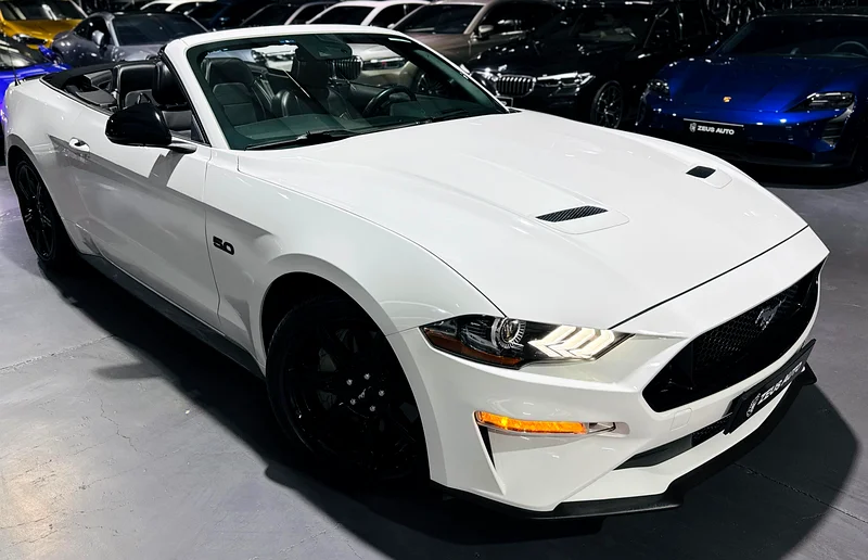 2019 Ford Mustang GT Premium Convertible | GCC Specs | Full Al Tayer Service Contract63148646790913111