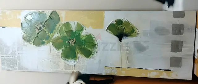 Charming Abstract Floral Painting - Perfect for Home Decor!