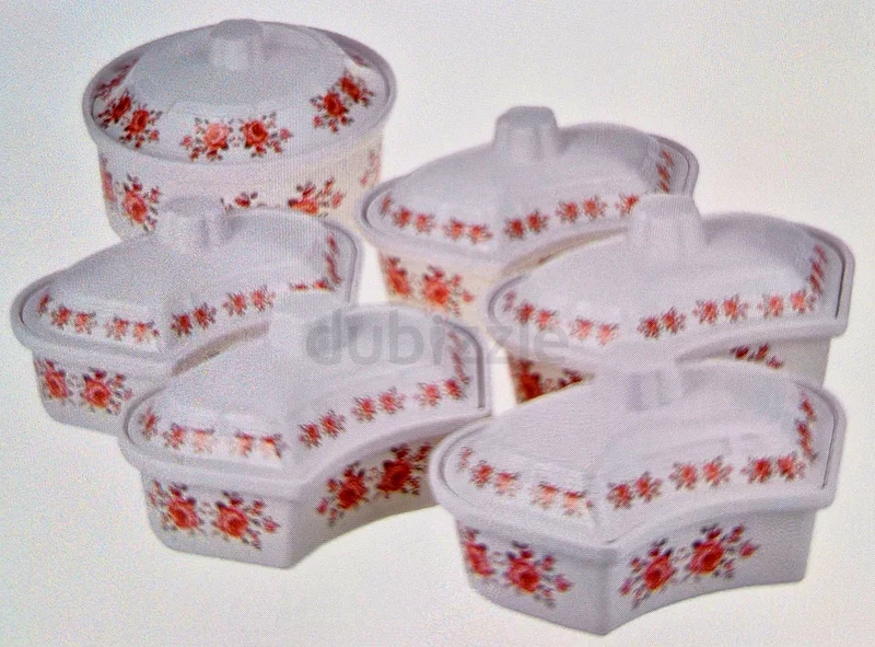 Royalford 14-Piece Floral Revolving Serving Tray Set63215872134659111