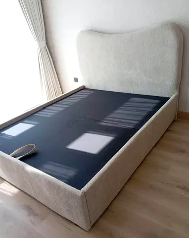 Elegant and Cozy Bed with Soft Upholstery