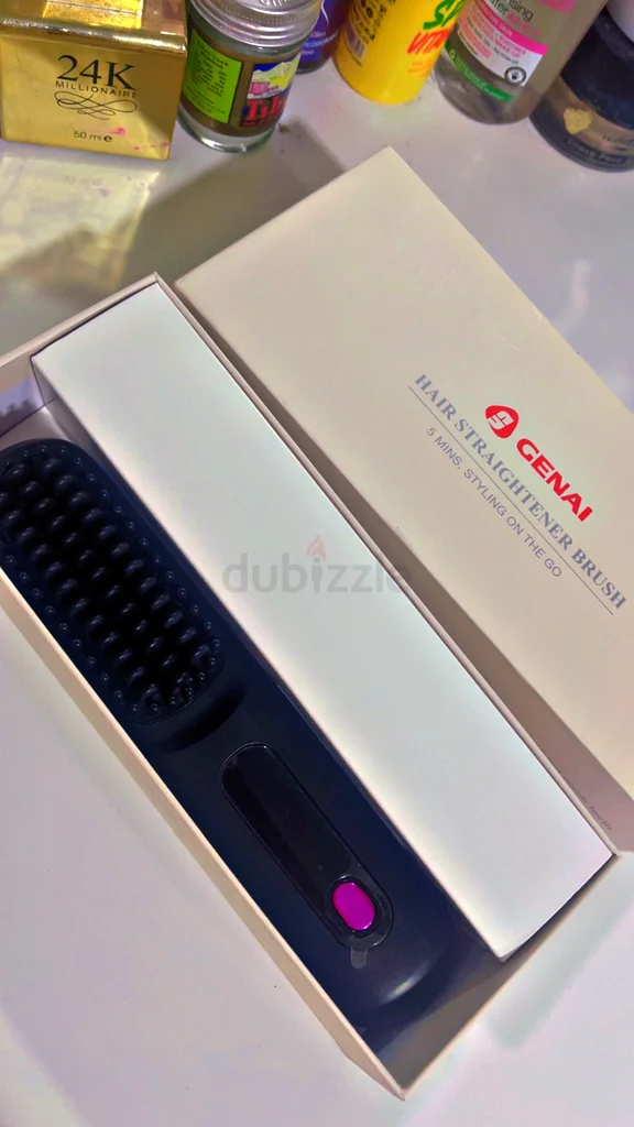 فرشاة فرد الشعر الأنيقة من جيناي - مثالية للتصفيف أثناء التنقل!63242686171139111
