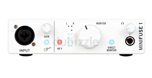 Arturia MiniFuse 1 | Portable Solo Audio Interface | White Edition | Brand New | Last Price