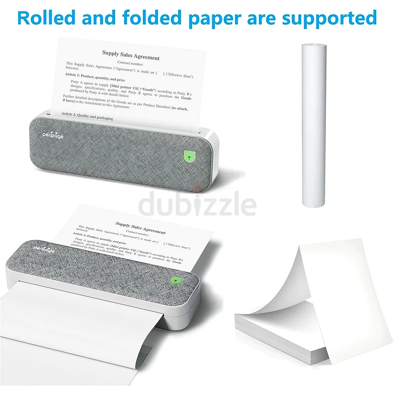 IOOIOO A40 Peripage Portable Inkless Printer.Thermal Paper Sticker Label63259708087427112