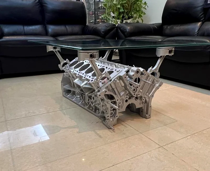 طاولة قهوة بمحرك مرسيدس بنز V12 أصلي63208385014529111