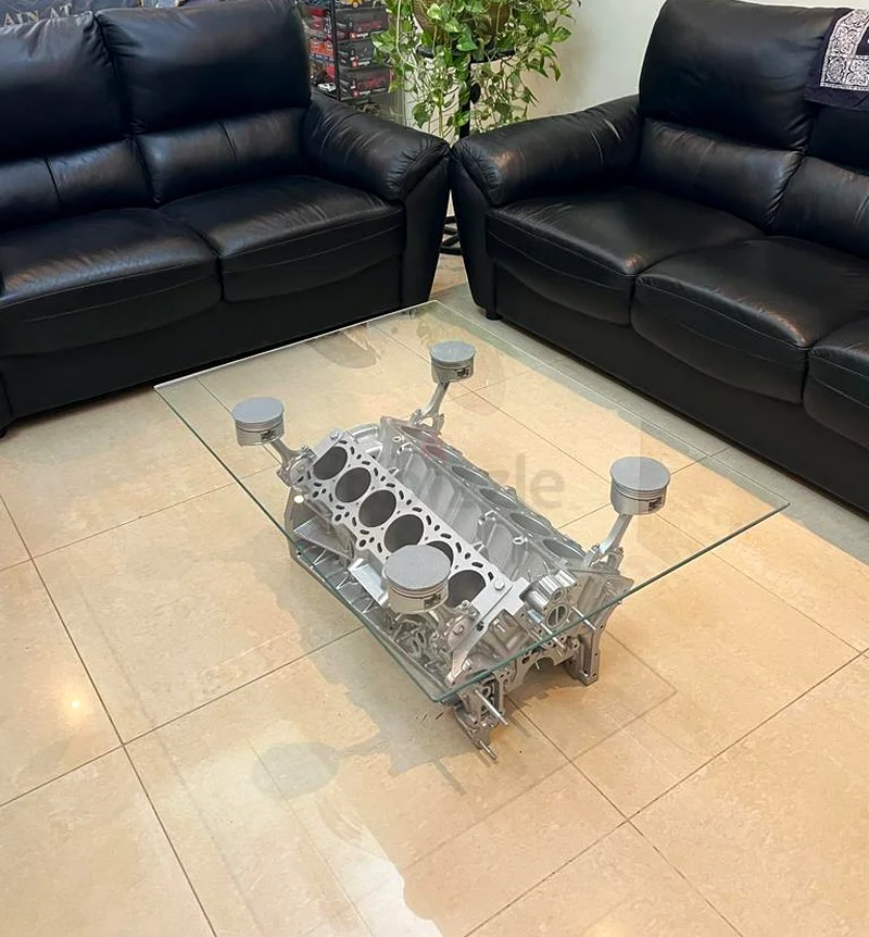 طاولة قهوة بمحرك مرسيدس بنز V12 أصلي63208385014529112