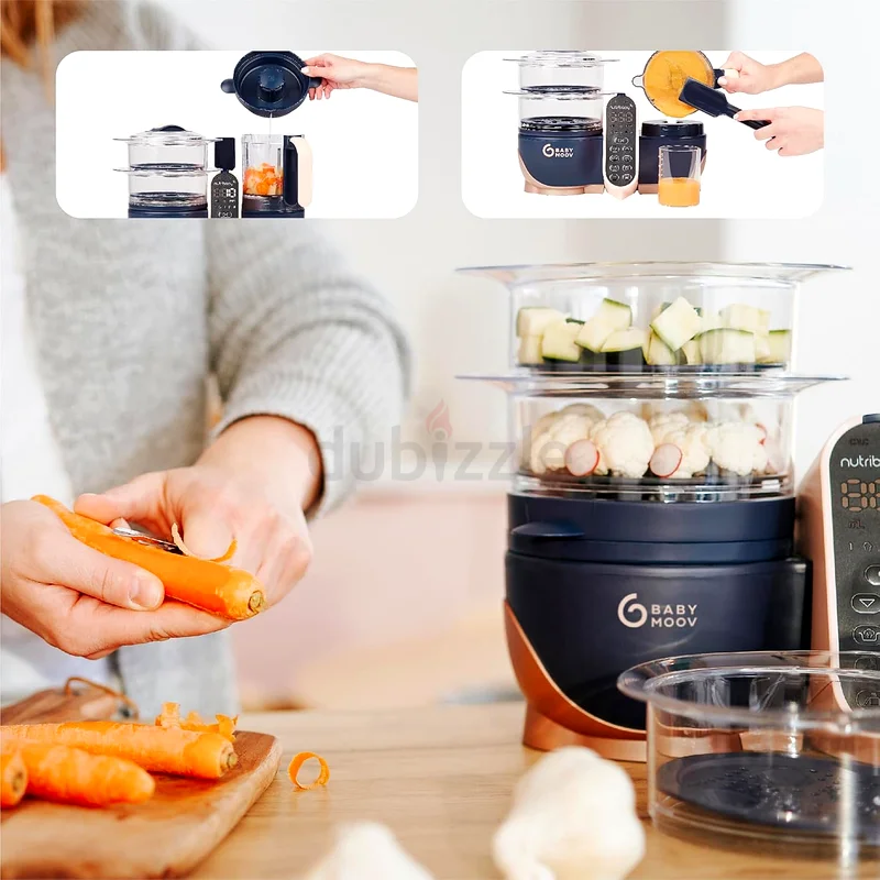 Nutri Baby + Food Processor and Blender, Mov Grey 500.0 Watt63203707069697112