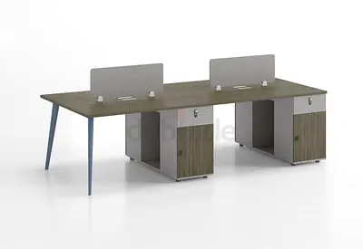 Staff workstation 4 persons face to face