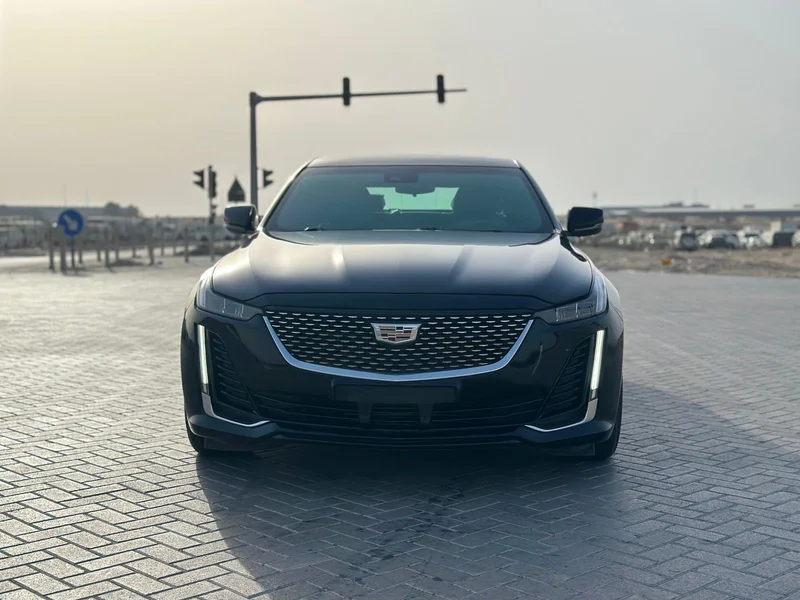 كاديلاك CT5 2021 | 55,000 كم | مواصفات يابانية | لون أسود خارجي، ألوان داخلية سوداء | سيدان رياضية فاخرة629296478600971113