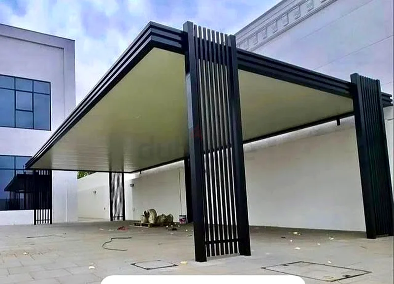Modern Double Car Parking Shade632203219157781121