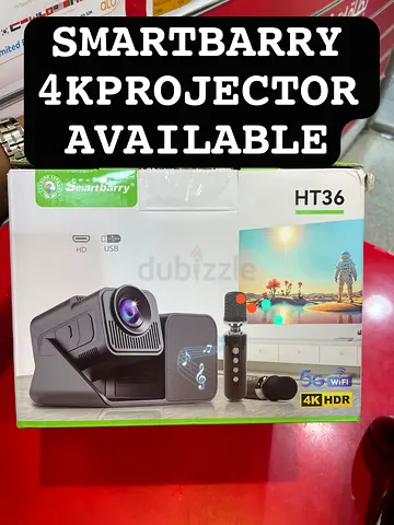 Elevate Your Viewing Experience with the SmartBarrry 4K Projector!