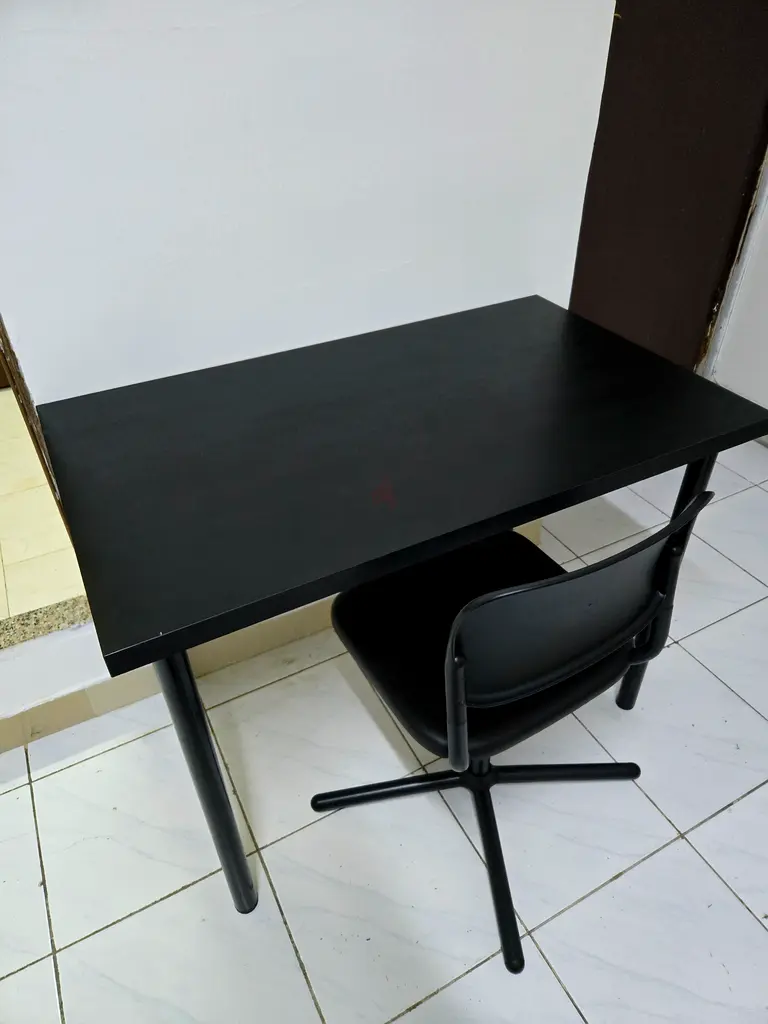 Desk and chair