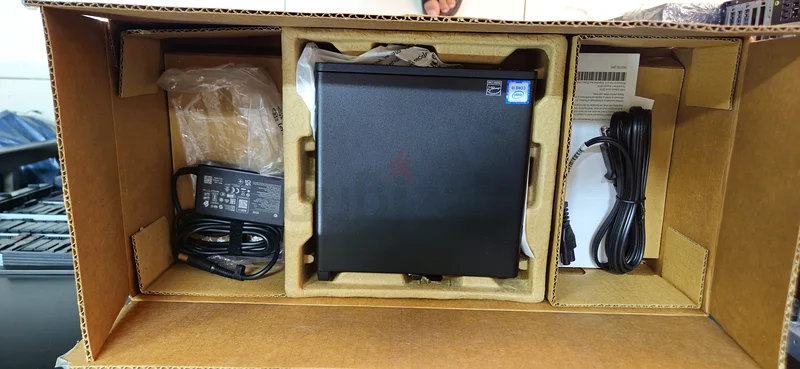 ضمن الضمان الأصلي من HP، جهاز كمبيوتر HP G4 ميني بمعالج Intel Core i5 من الجيل الثامن (قابل للترقية) - بذاكرة وصول عشوائي سعة 8 جيجابايت - وقرص صلب من نوع NVMe SSD سعة 128 جيجابايت، معبأ في علبة جديدة63266083212291113
