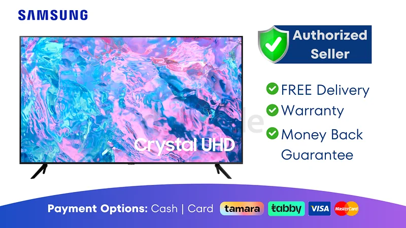 Samsung 75 inch Smart TV - 4K ● New | 1 Year Warranty | FREE Delivery | AJM7465632650949935371111
