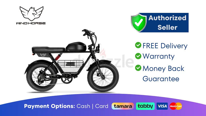 Wind Horse D5 Electric Bike ● Brand New | 1 Year Warranty | FREE Delivery | AJM235463264584850049110