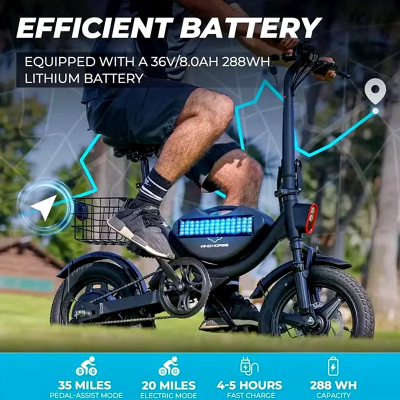 Wind Horse W3 Electric Bike ● Brand New | 1 Year Warranty | FREE Delivery | AJM734263264582042243112