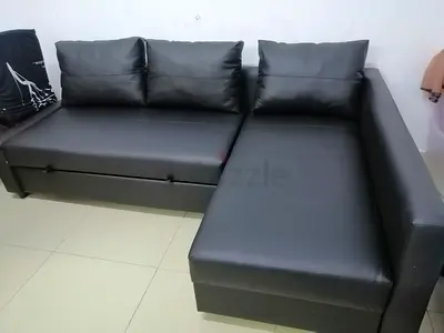 Brand Ikea L shape sofa com bed