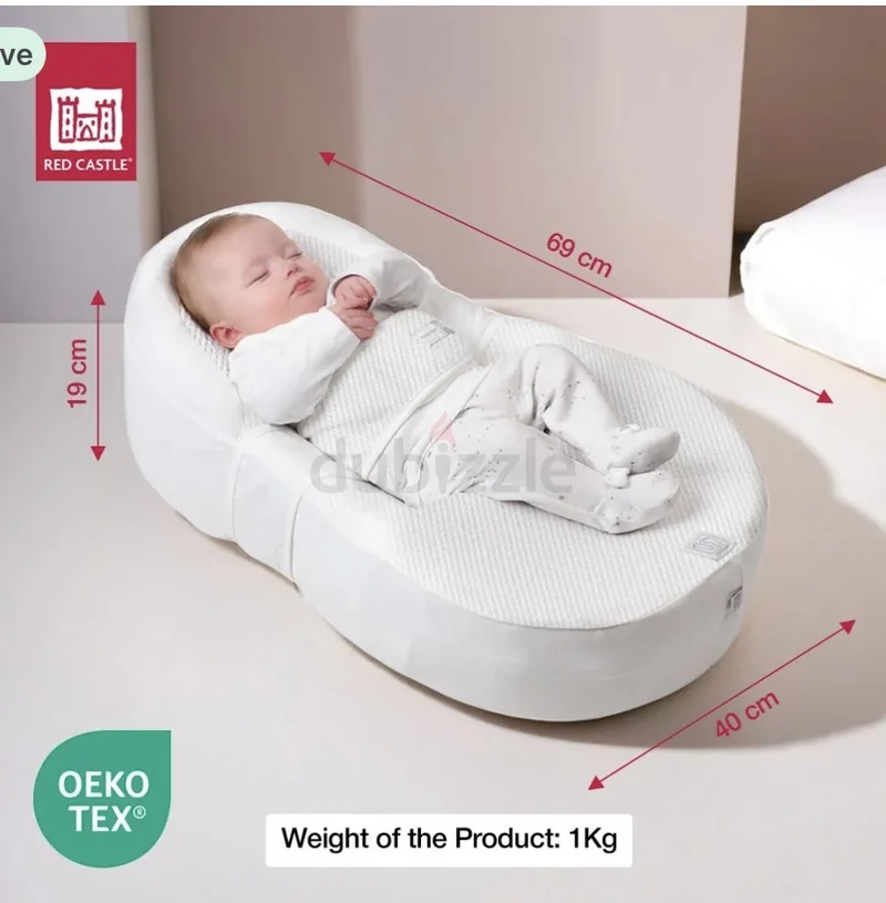 مريح مع Red Castle Cocoonababy، عش النوم المريح بالأبيض.62865809821571112