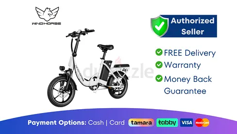 Wind Horse W2 B Electric Bike ● Brand New | 1 Year Warranty | FREE Delivery | AJM6243