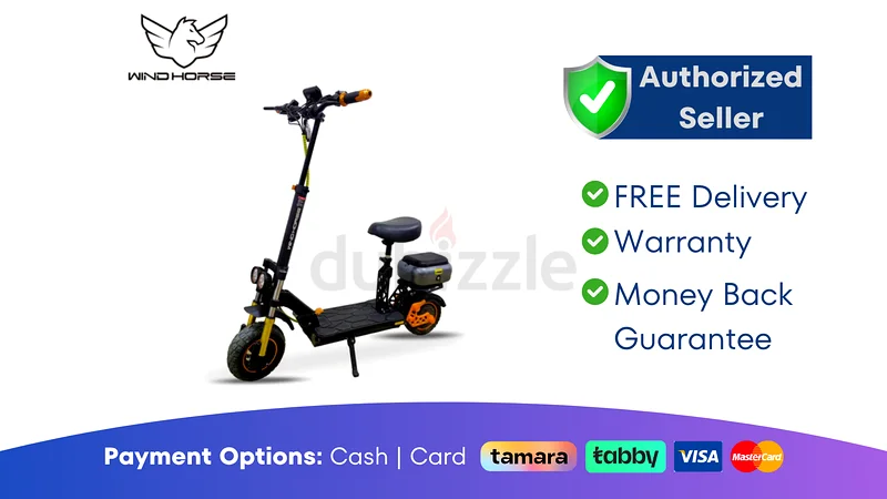 Wind Horse H4 Electric Scooter ● Brand New | 1 Year Warranty | FREE Delivery | AJM215363264584876417111