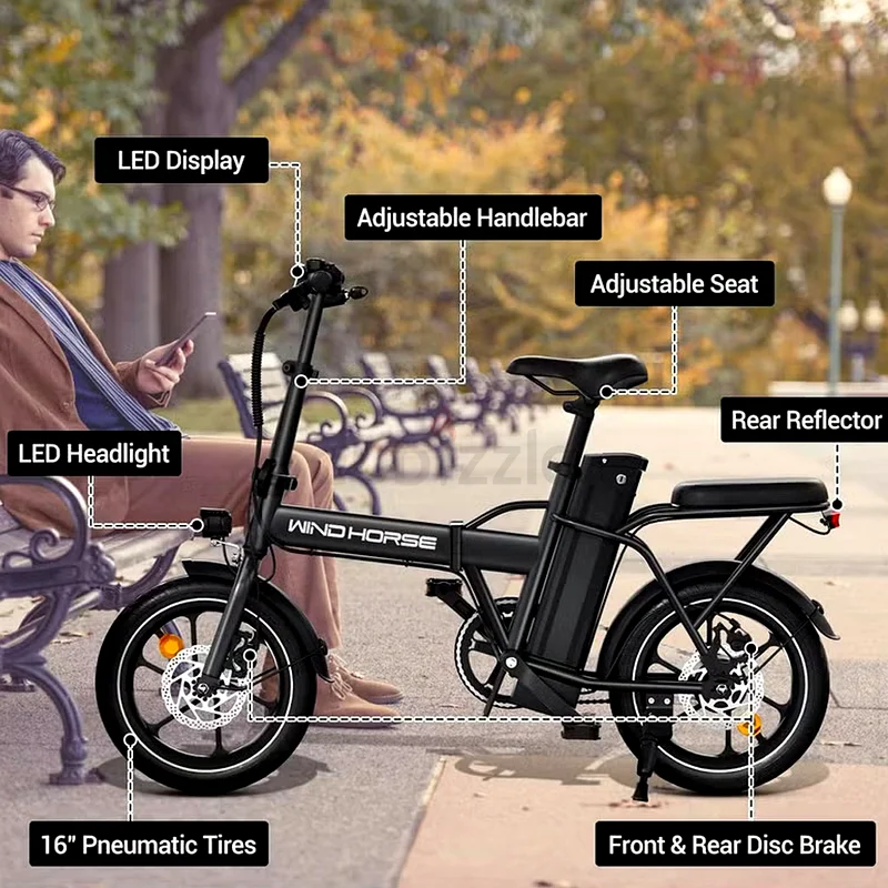 Wind Horse W2 A Electric Bike ● Brand New | 1 Year Warranty | FREE Delivery | AJM132463264582028034114