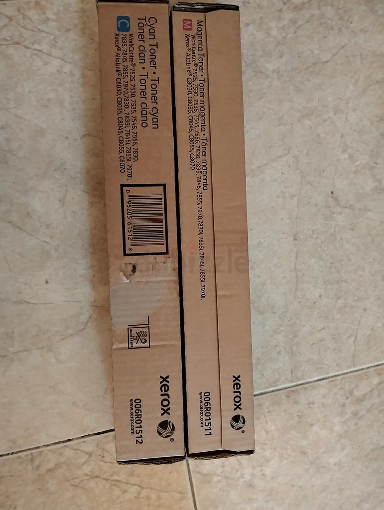 XEROX magenta toner (Cyan and Magenta) and exerox drum kit63259707359747112