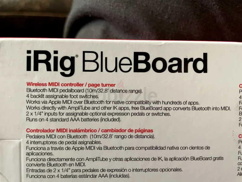 iRig Blueboard - wireless midi controller63199130504833112
