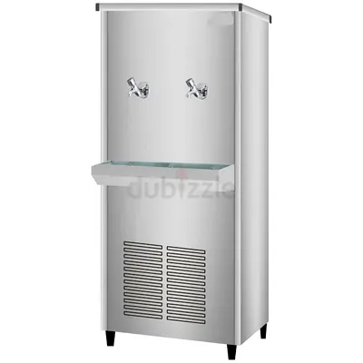 2-Tap Water Cooler 25Gallon Silver