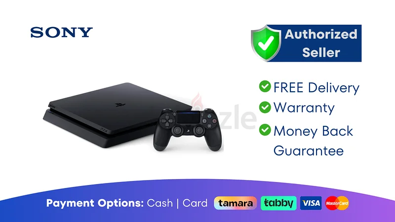 Sony PS4 Slim - 500GB - Black ● PlayStation | Warranty | FREE Delivery | AJM6575632655992889631121