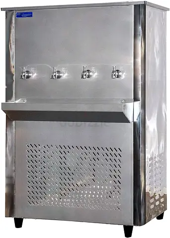 4-Tap Water Cooler 85Gallon Silver
