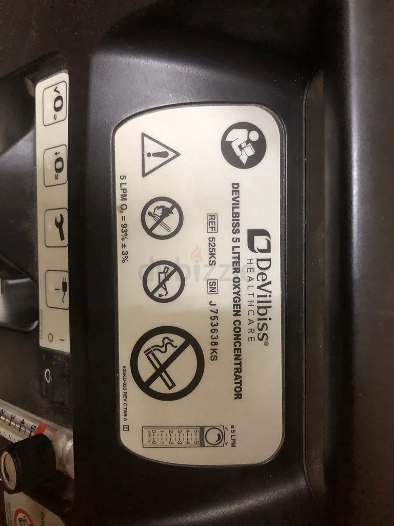 Devillbis 525 Oxygen Concentrator63263517953537113