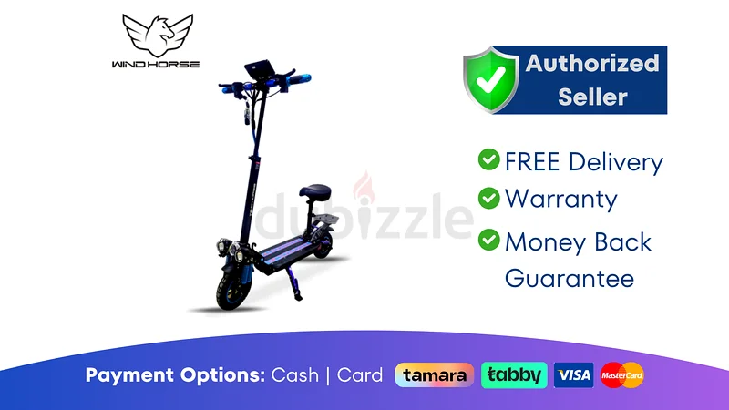 Wind Horse H5 Plus Electric Scooter ● Brand New | 1 Year Warranty | FREE Delivery | AJM173663264584890883117