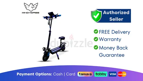 Wind Horse H5 Plus Electric Scooter ● Brand New | 1 Year Warranty | FREE Delivery | AJM1736