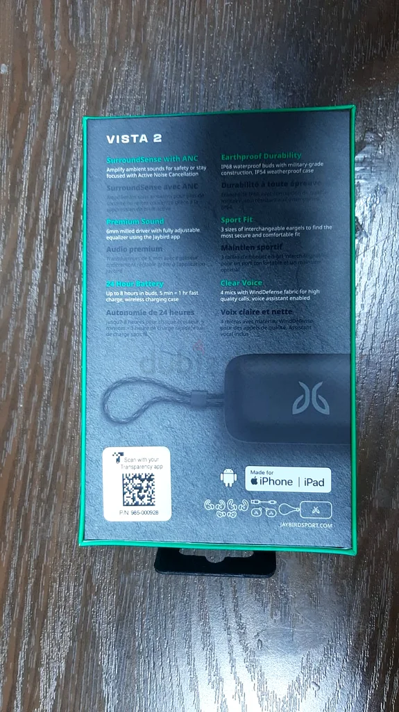 سماعة أذن جيبيرد فيستا 2 لاسلكية حقيقية (985-000928) سوداء63190118574467112