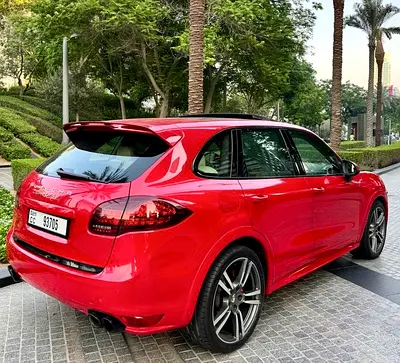 AWESOME RED PORSCHE CAYENNE GTS • FULL OPTIONS • GCC  • WELL MAINTAINED • LOW MILES