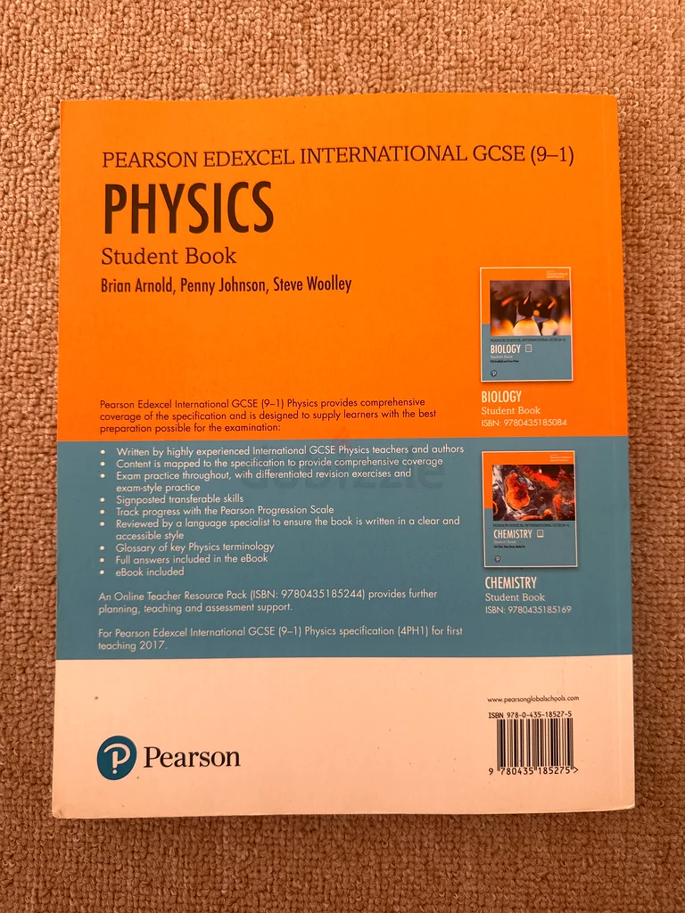 بييرسون إديكسل الدولي جيسيه كتاب الفيزياء + كتاب الامتحانات السابقة63264586249475111