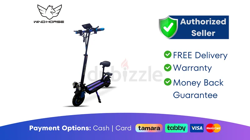 Wind Horse H5 Pro Electric Scooter ● Brand New | 1 Year Warranty | FREE Delivery | AJM1325632645814650891113