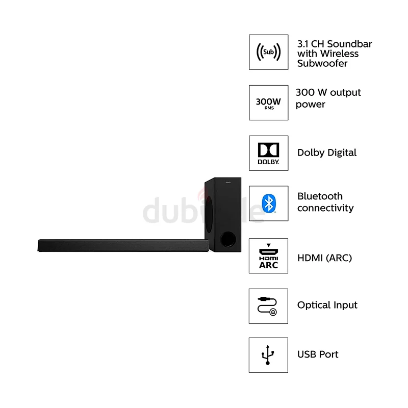 Philips 3.1.2 Channel SoundBar ● Brand New | 1 Year Warranty | FREE Delivery | AJM758463265094725505113