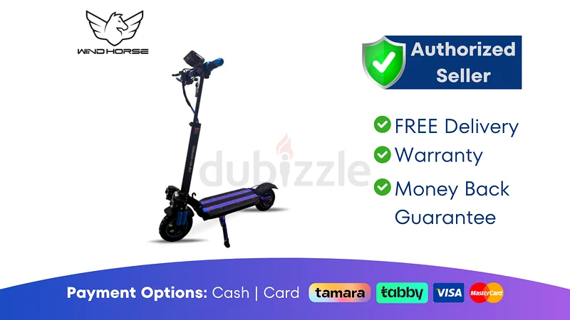 Wind Horse H5 Electric Scooter ● Brand New | 1 Year Warranty | FREE Delivery | AJM9263632645820135701117