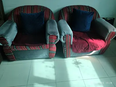 Cozy and Stylish Two-Seater Sofa Set