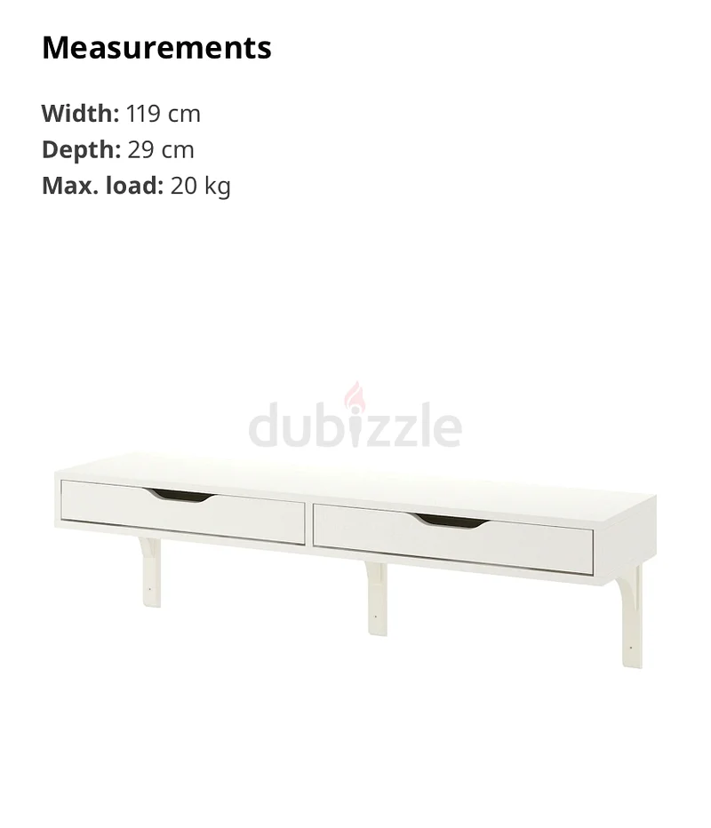 IKEA floating table shelf632223472744981116