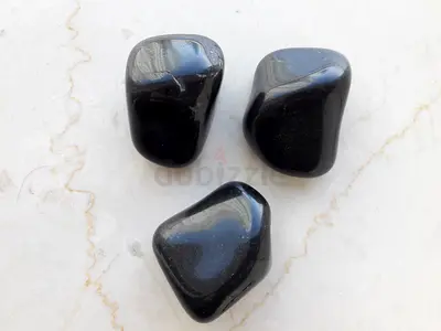 BLACK TOURMALINE HEALING TUMBLE STONES