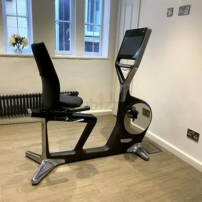 Technogym Recline Personal Recumbent Cycl – Brand New Visio Web Display Experience luxury