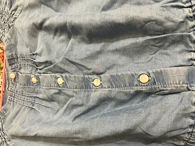 Embroidered Denim Penta Dress